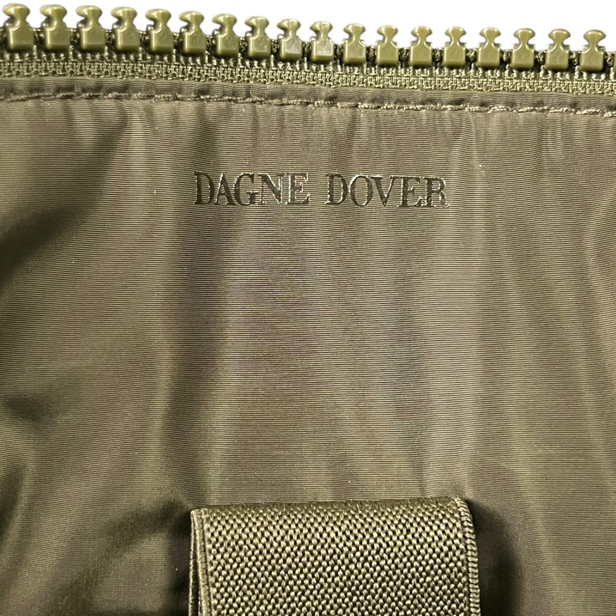 Dagne Dover Ryan Laptop Bag Olive Green Minimalist Work Travel Preppy 15"Wx12"H
