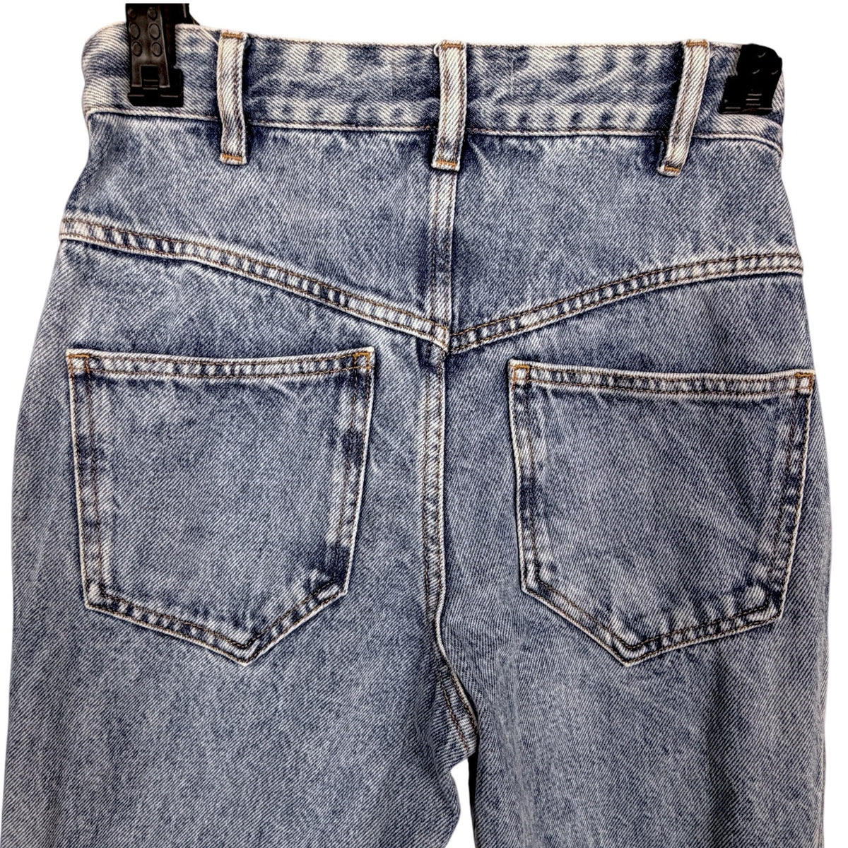 Isabel Marant Etoile Straight Leg High Rise Jeans US 2/4 Light Utility Pockets