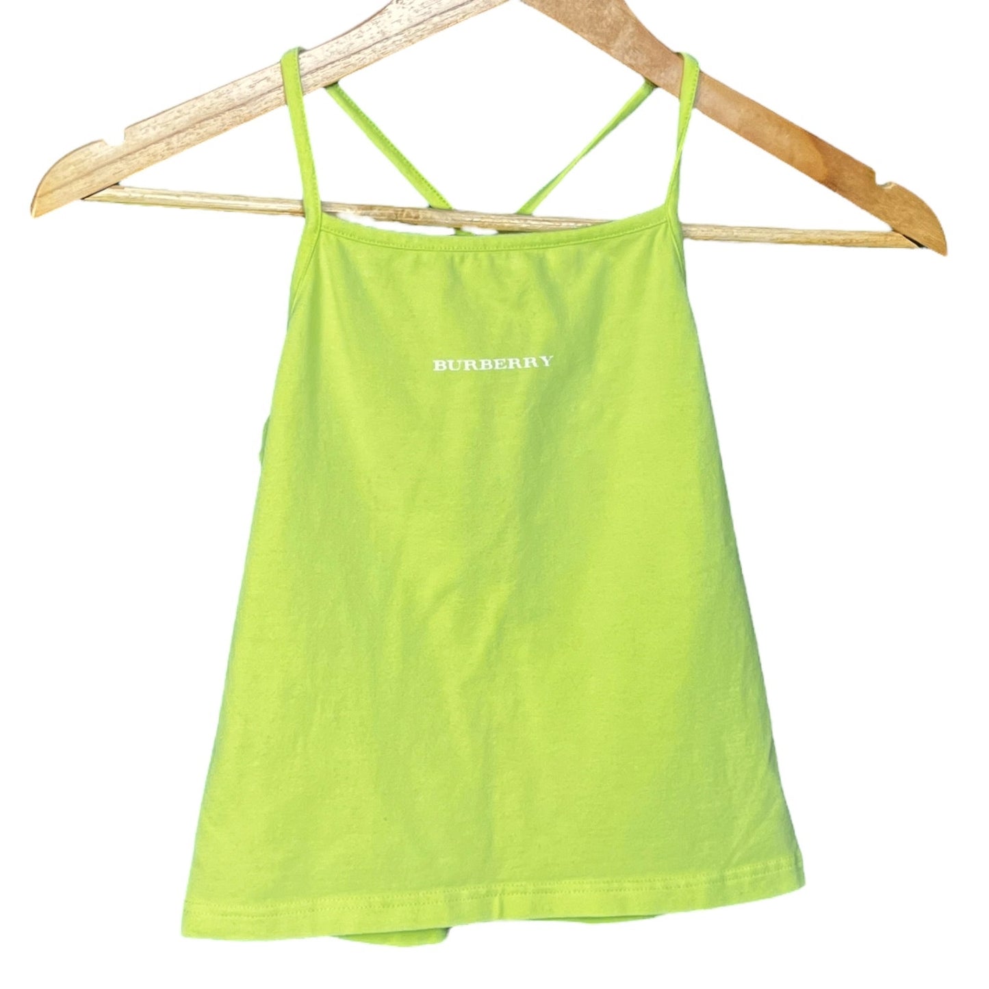 Burberry Kids Green Logo Tank - $240 Retail