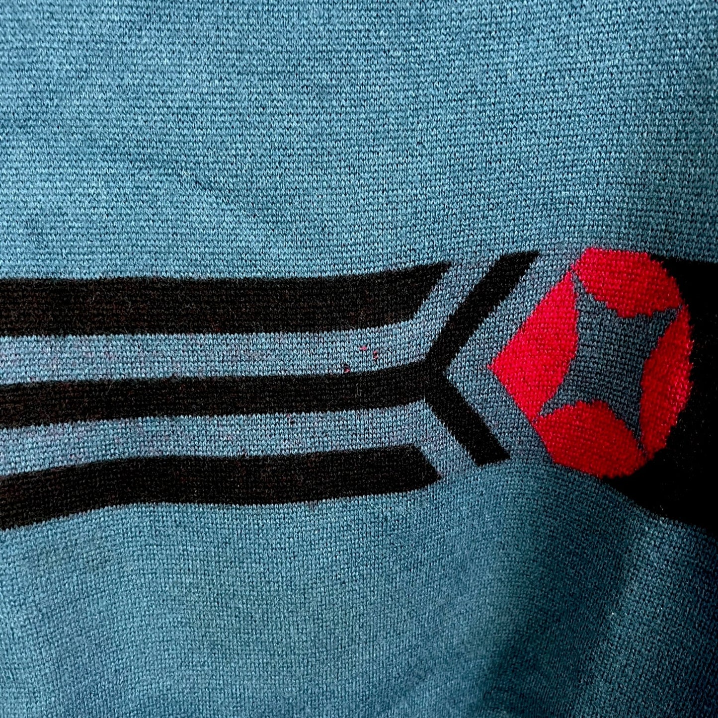 Vintage 90s Freshjive Men's M Wool Quarter Zip Skater Skateboarding Sweater NWT