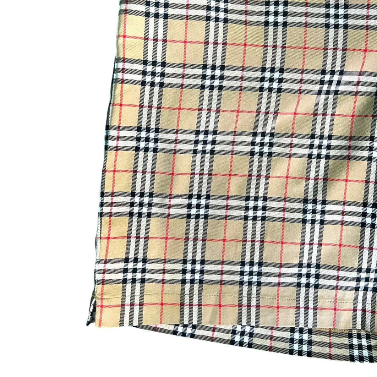 Burberry Golf Nova Check Shorts Women's 8 Vintage 90s Preppy Casual Summer