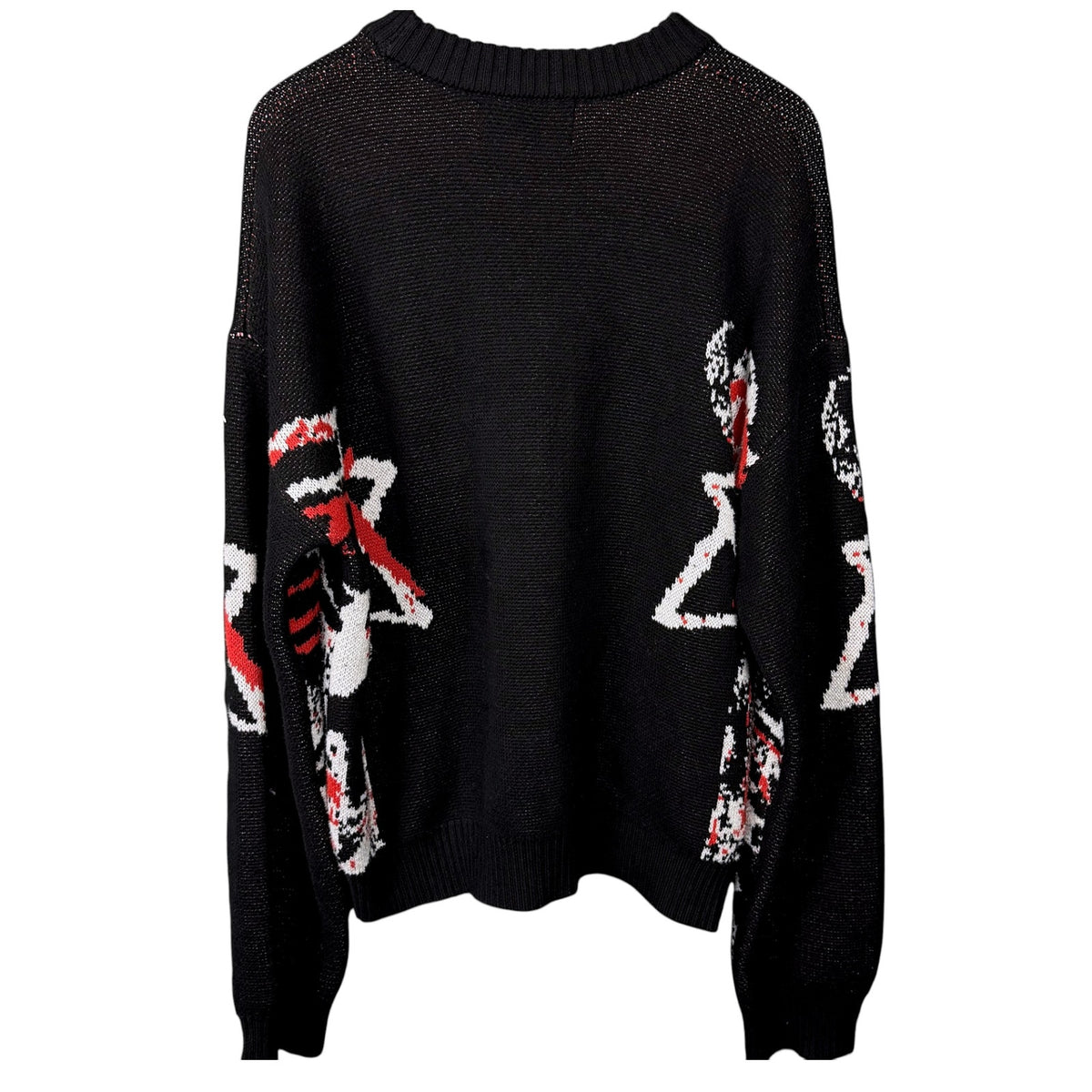 Racer Worldwide RWW Red Black Heavyweight Knit Sweater Men's Medium Streetwear