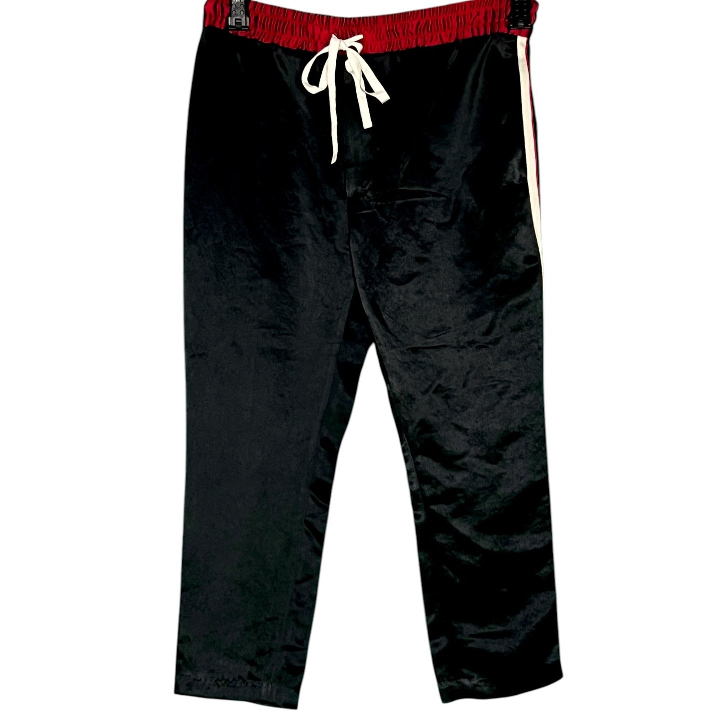 Gucci Black Acetate Jersey Logo Track Pants - $1,100 Retail