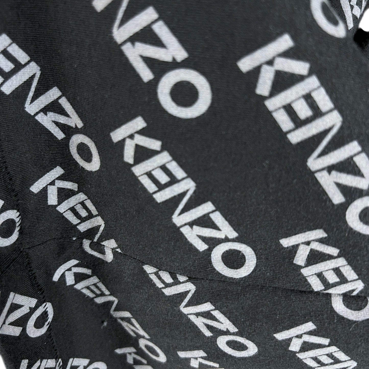 Kenzo Paris Oversized All Over Print Dark Gray White Men's Medium T-Shirt $230