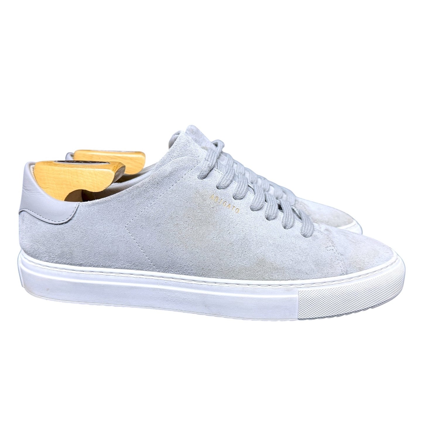 Axel Arigato Light Gray Suede Men's Shoes Sneakers Trainers US10 $350 retail