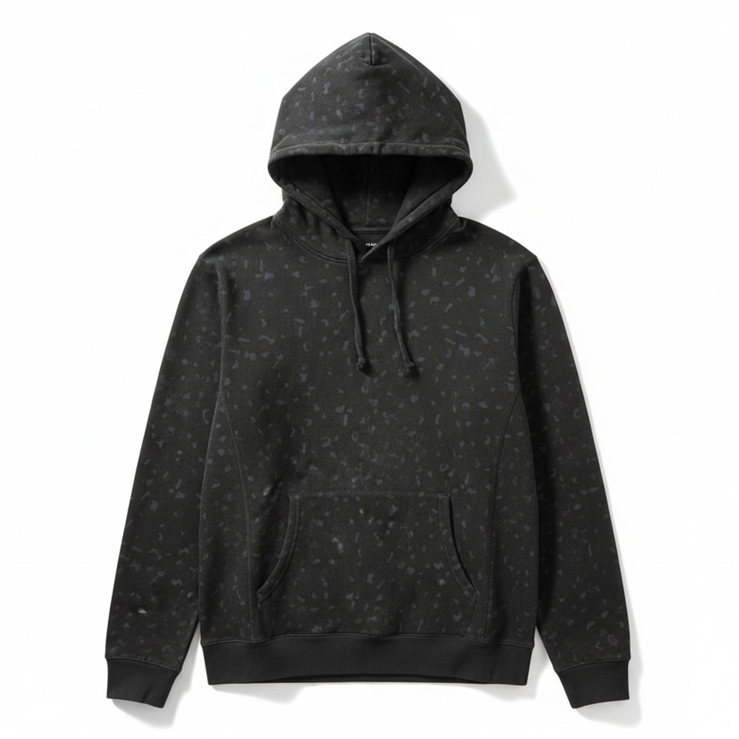 A.P.C. APC Men's XS Leopard Print Navy Blue Hoodie Sweatshirt $199 Retail Luxury