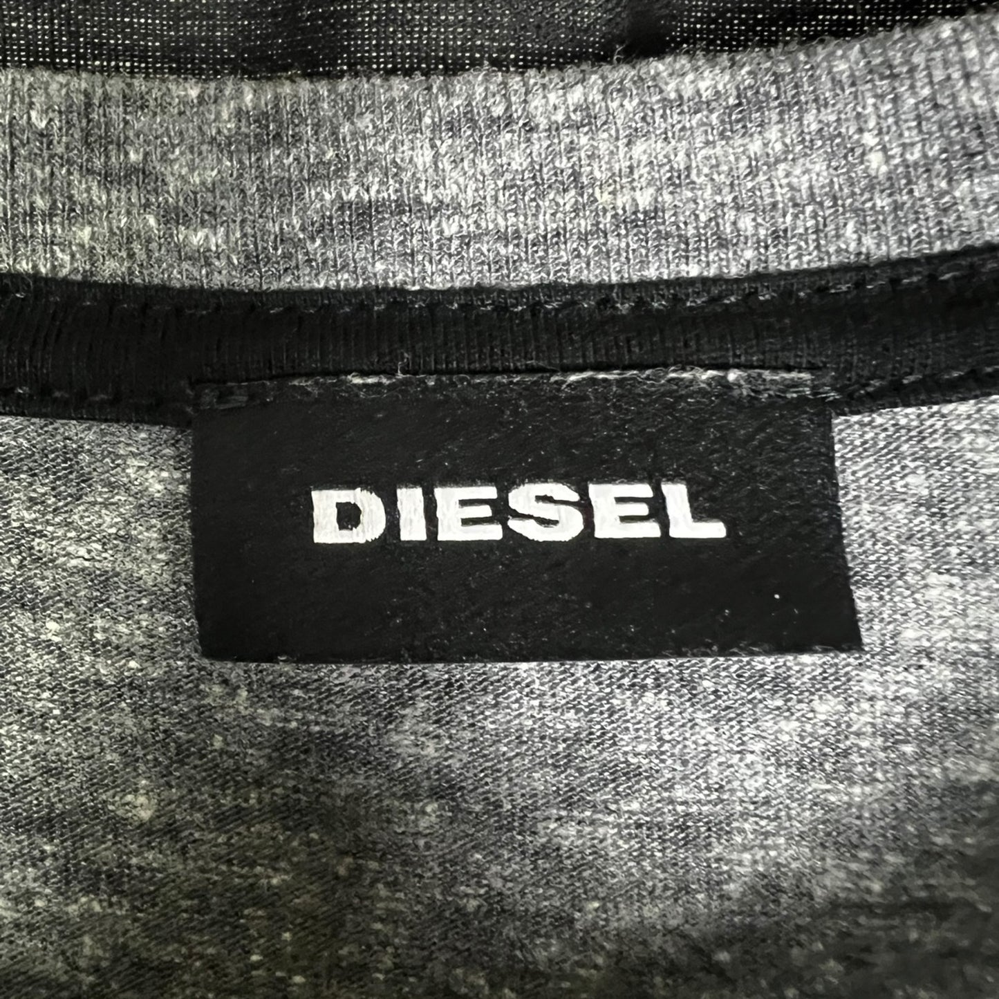 Diesel Star Patch Feelin' Great in 1978 Gray & Yellow Men's Small T-Shirt Casual