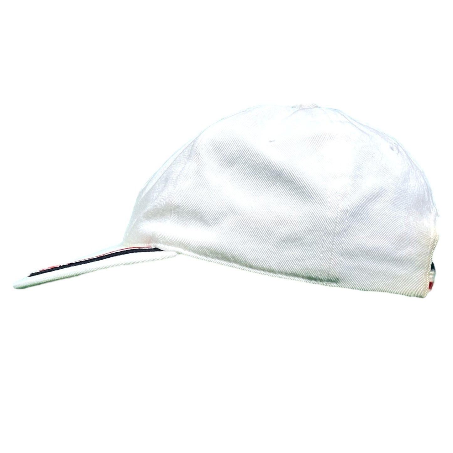 Moncler White Classic Logo Buckle Strapback Hat - $395 Retail
