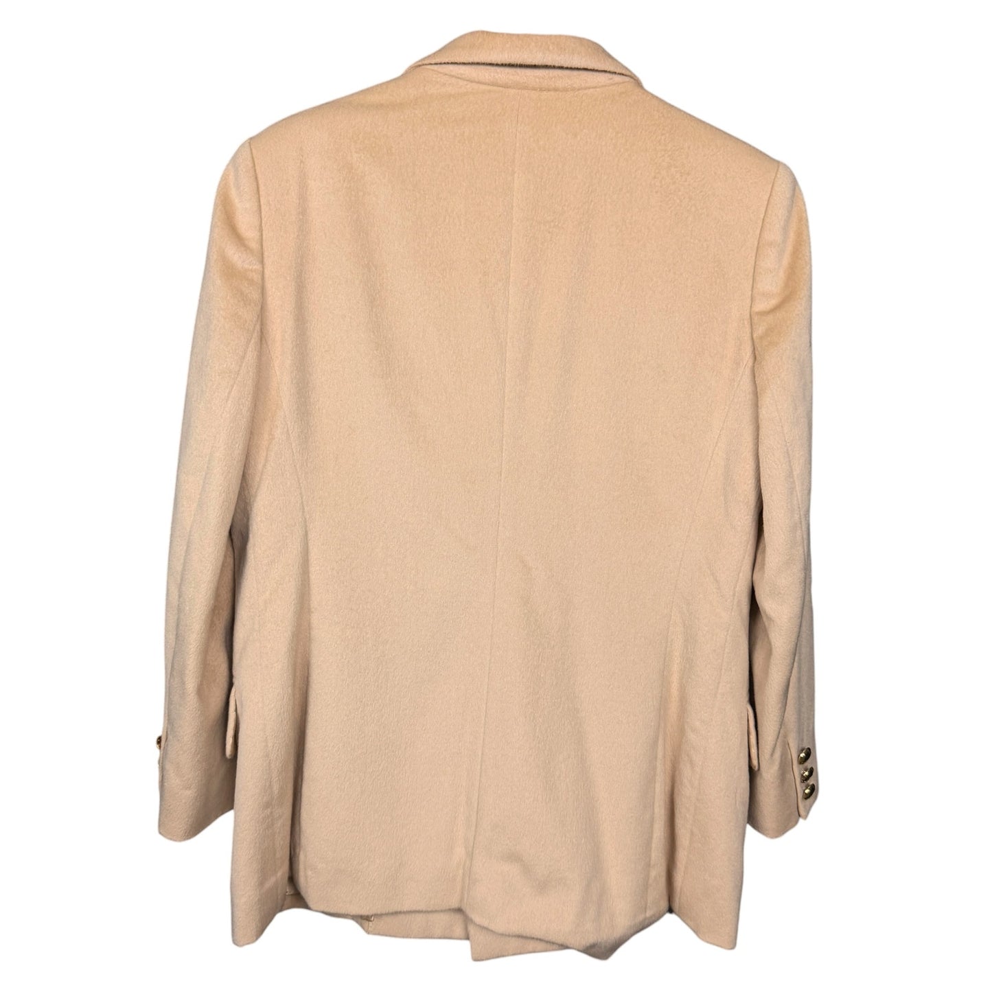 Escada Margaretha Ley Angora Wool Double Breasted EU 44 Crest Blazer Vintage L