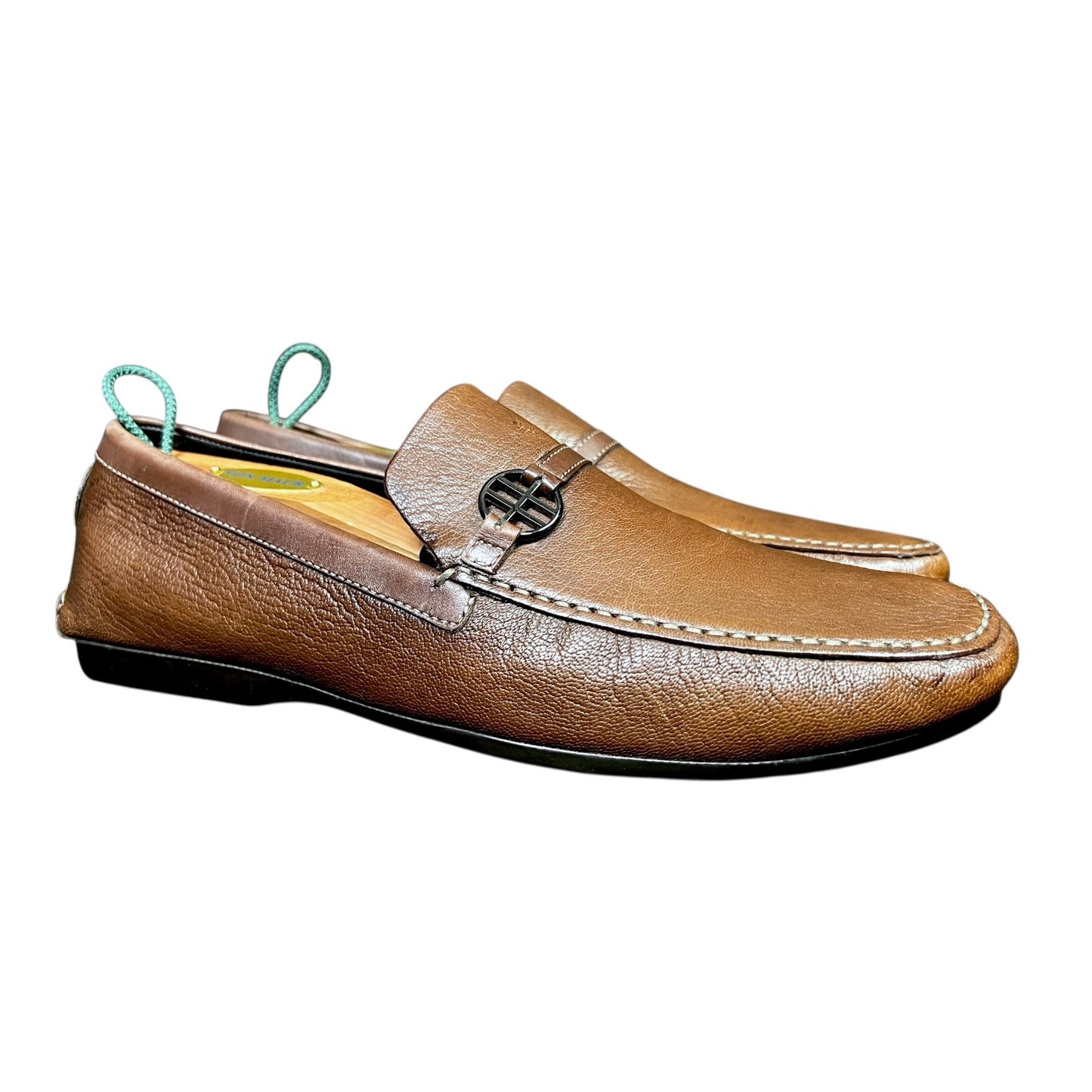 Hugo Boss Brown Leather Driving Shoes Loafers