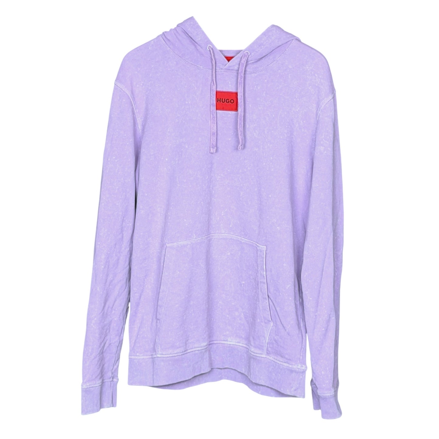 Hugo Boss Men's Large Daratschi Logo Patch Hoodie Light Purple Hoodie $148
