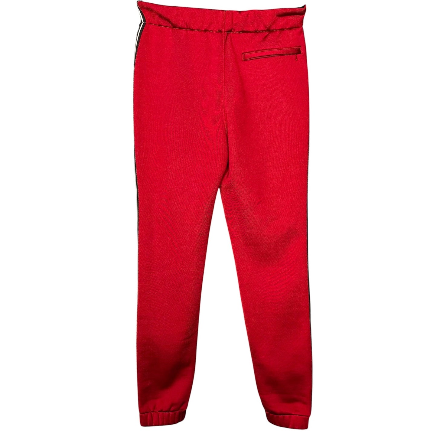 Alexander Wang Red Track Pants Side Tape Logo Joggers Women's XS Luxury NWT $395