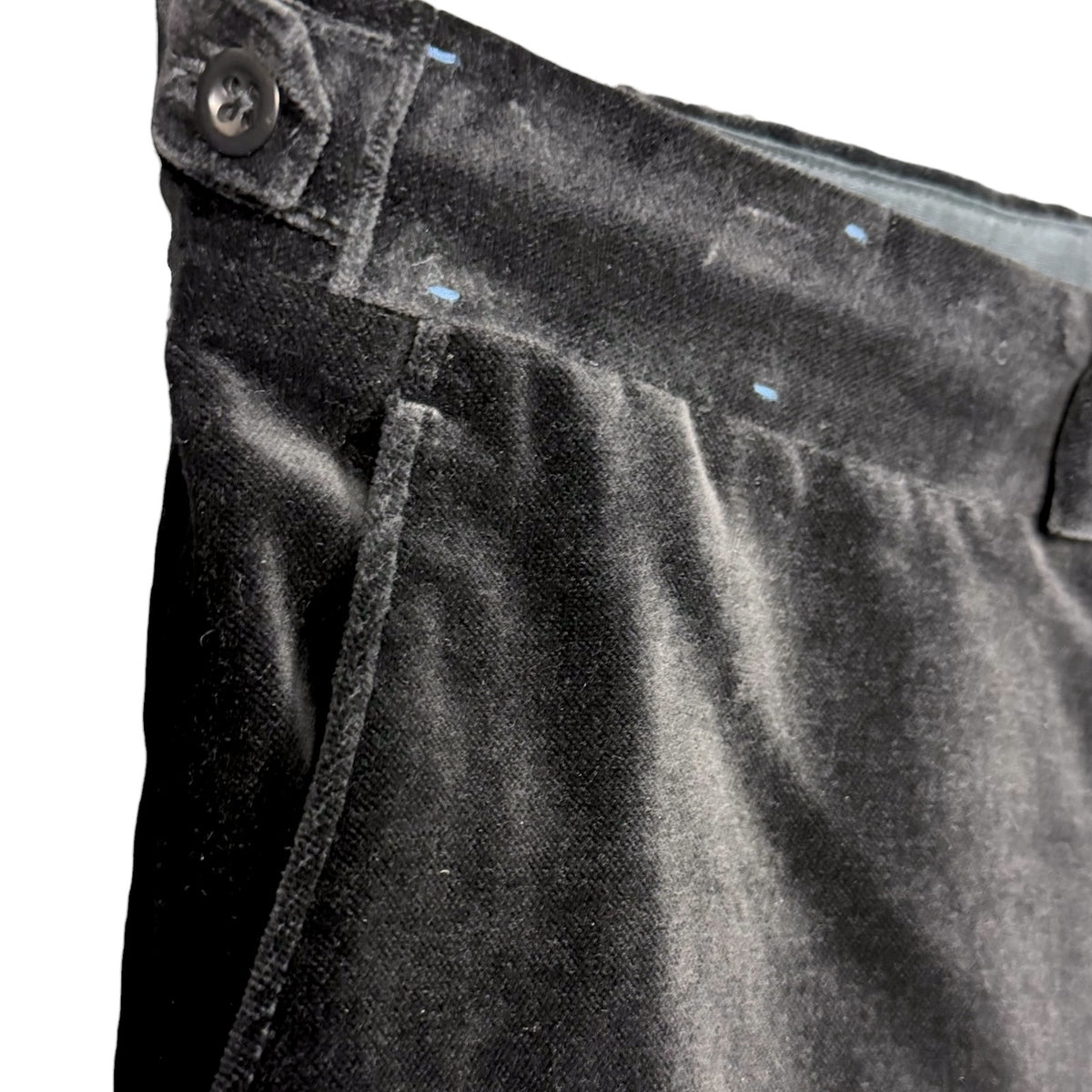 Vintage Polo Ralph Lauren Men's 36x32 Black Velvet Dress Pants Preppy Holiday