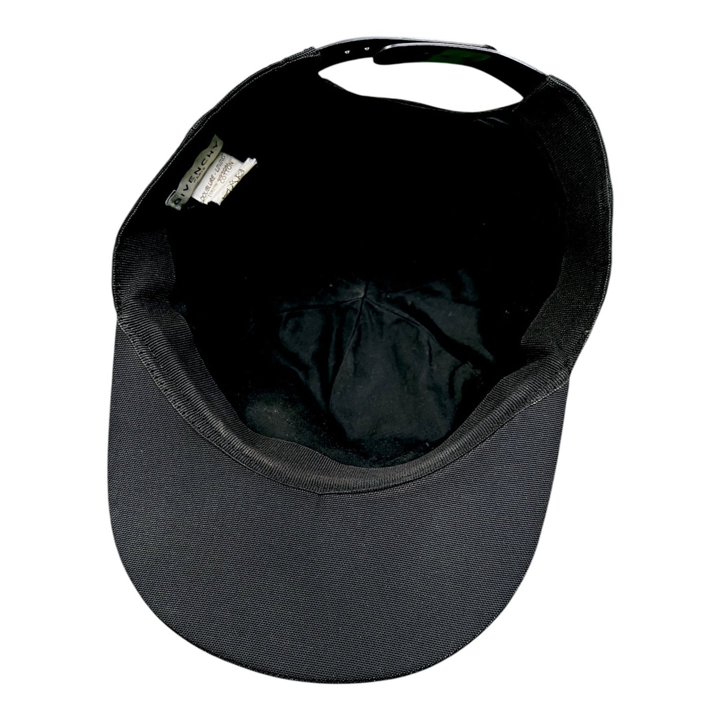 Givenchy Paris Diagonal Logo Snapback Black Hat Cap Casual Luxury Unisex OS