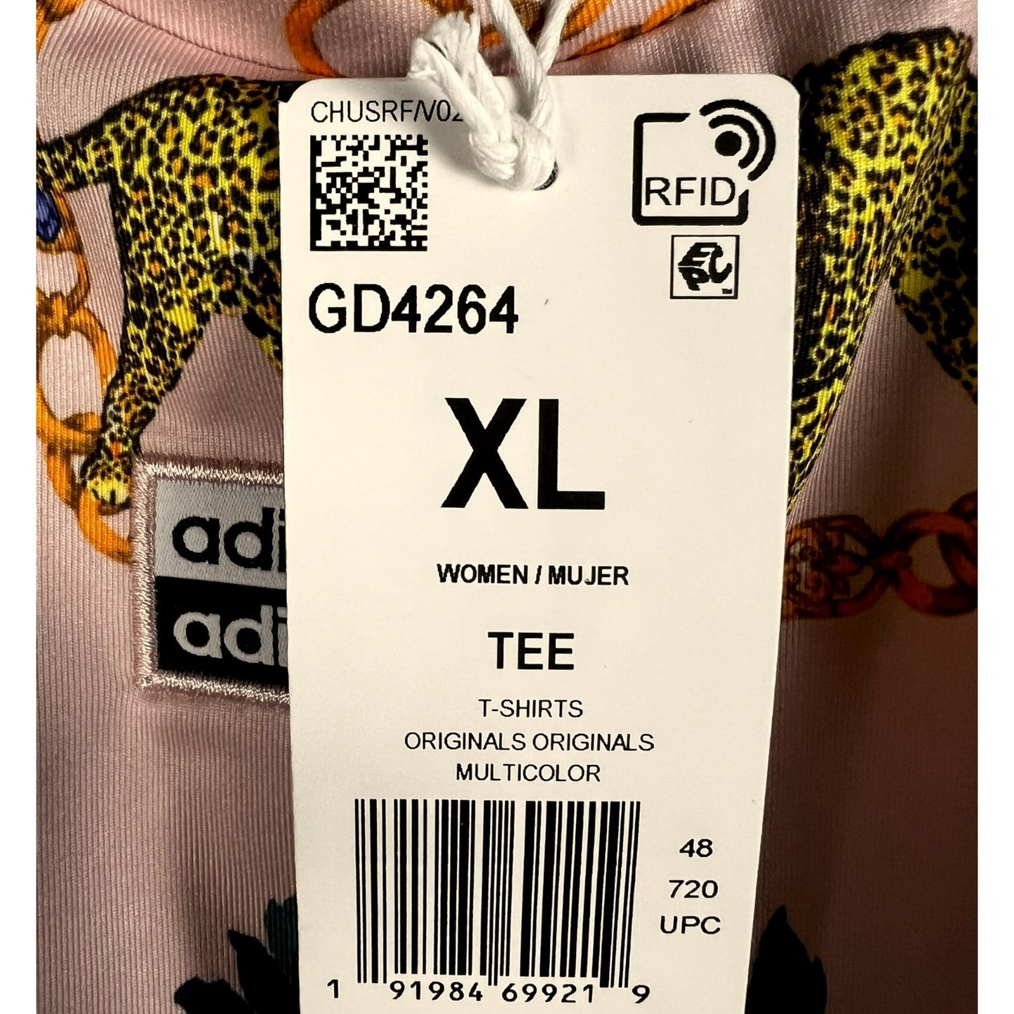 Adidas Originals x Her Studio Pink Floral Cropped Top