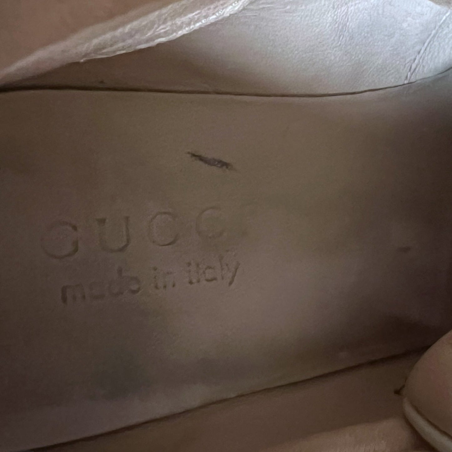 Gucci Rainbow Bambi Men's 4.5 Women's 6 High Top White Sneakers $900 Retail
