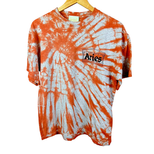 Aries Orange Tie-Dye Temple T-Shirt - $150 Retail