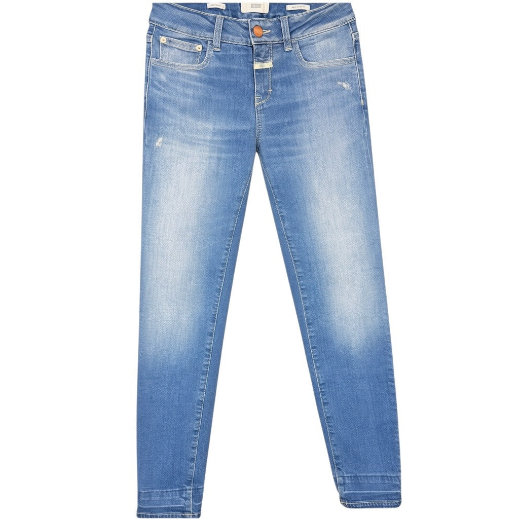 Closed Baker Slim Low Rise Blue Jeans Women's 25 Premium Denim Made in Italy