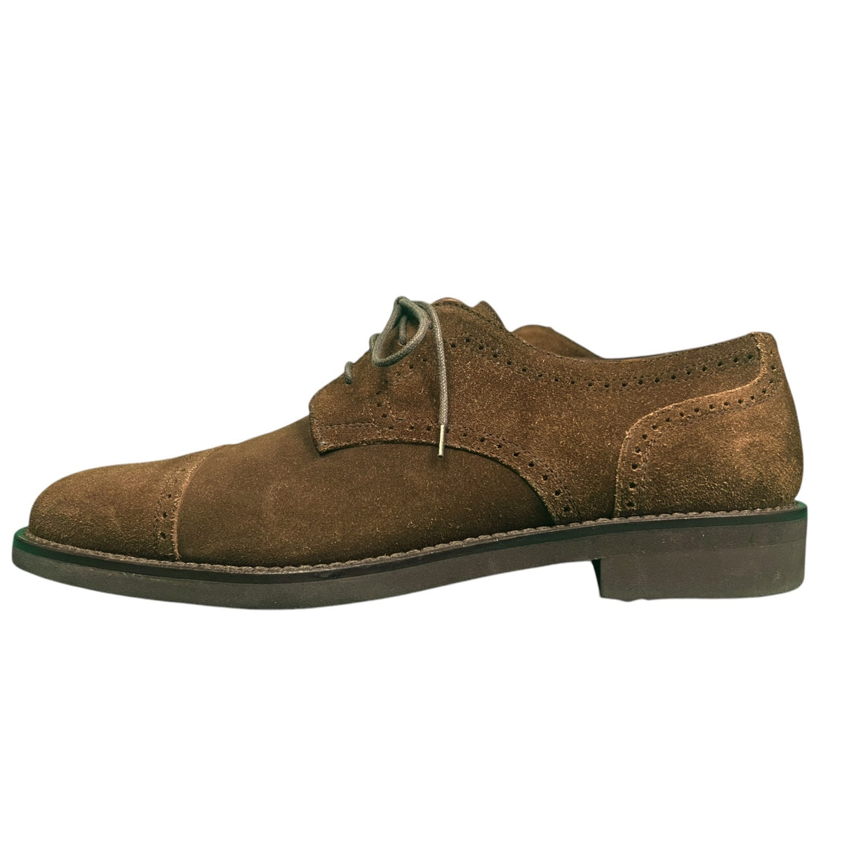 Bruno Magli Talbot Lace Up Brown Suede Men's 10.5 Oxfords Work Office Going Out