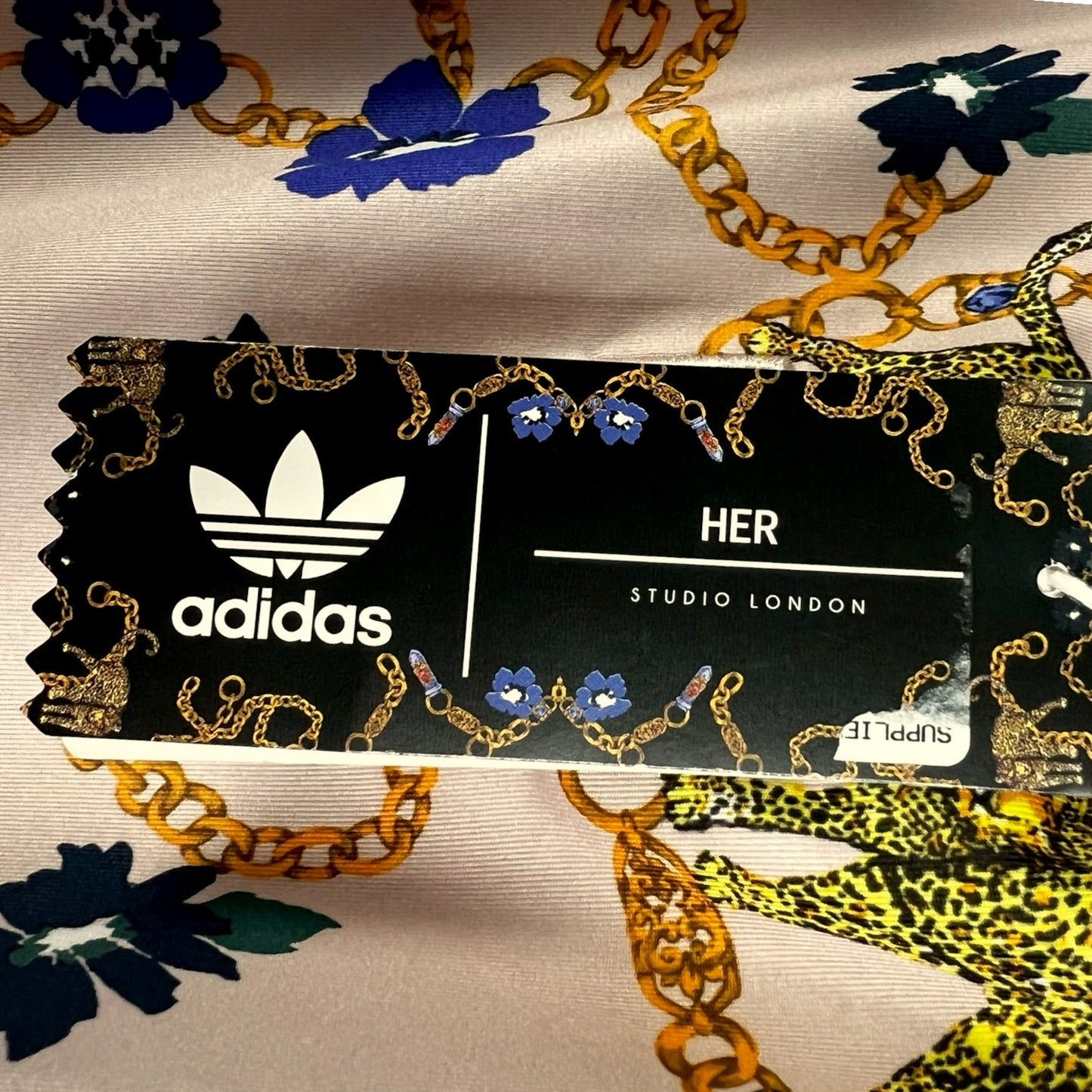 Adidas Originals x Her Studio Pink Floral Cropped Top