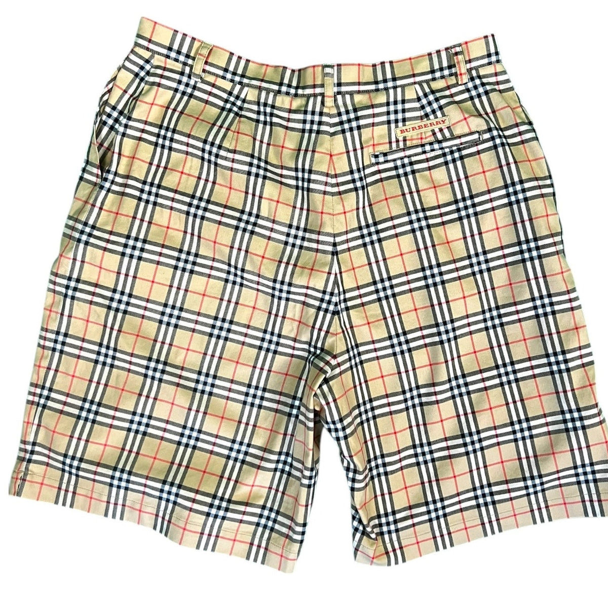 Burberry Golf Nova Check Shorts Women's 8 Vintage 90s Preppy Casual Summer