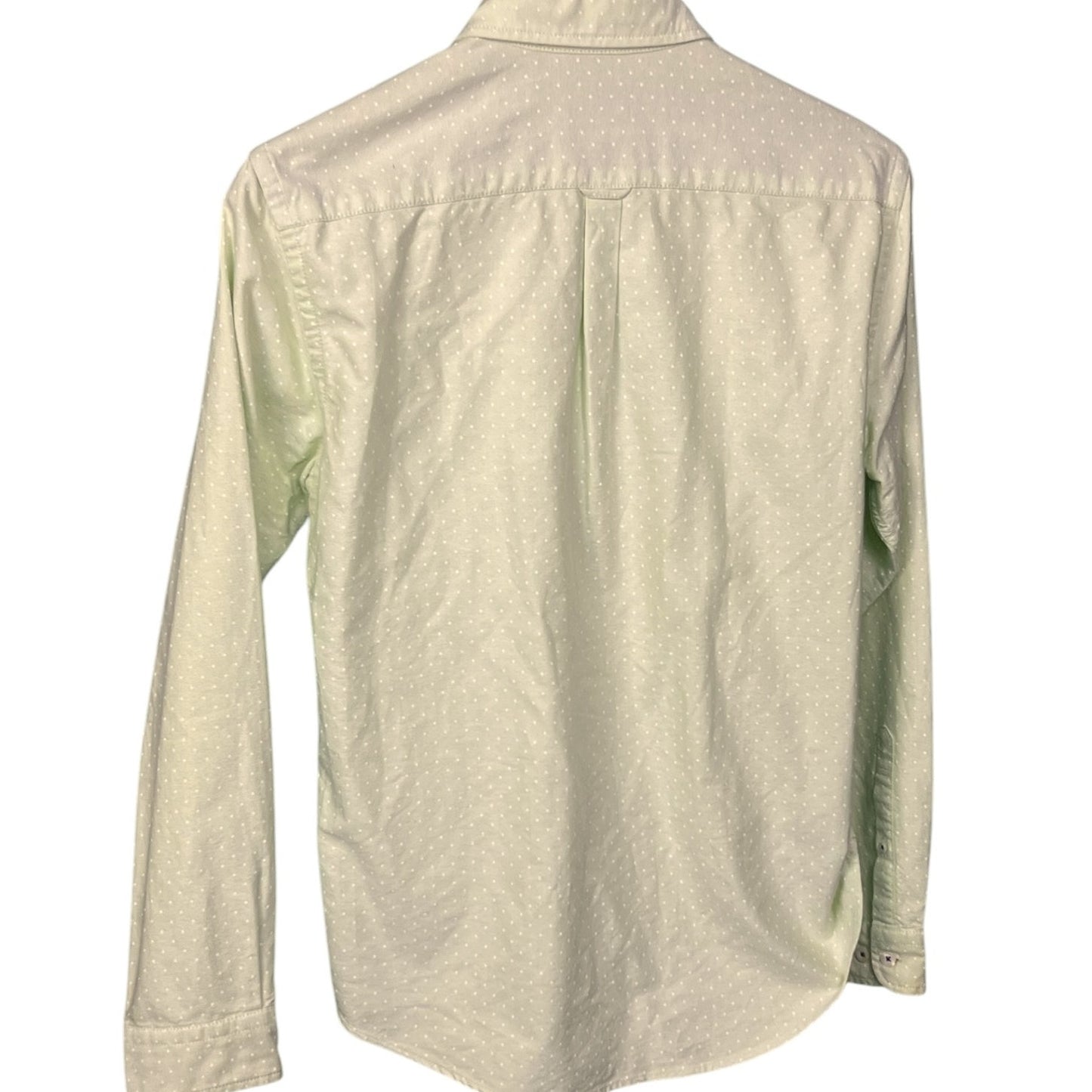 Burberry Black Label Men's XS Light Green Button Up Long Sleeve Shirt EU 2 Japan
