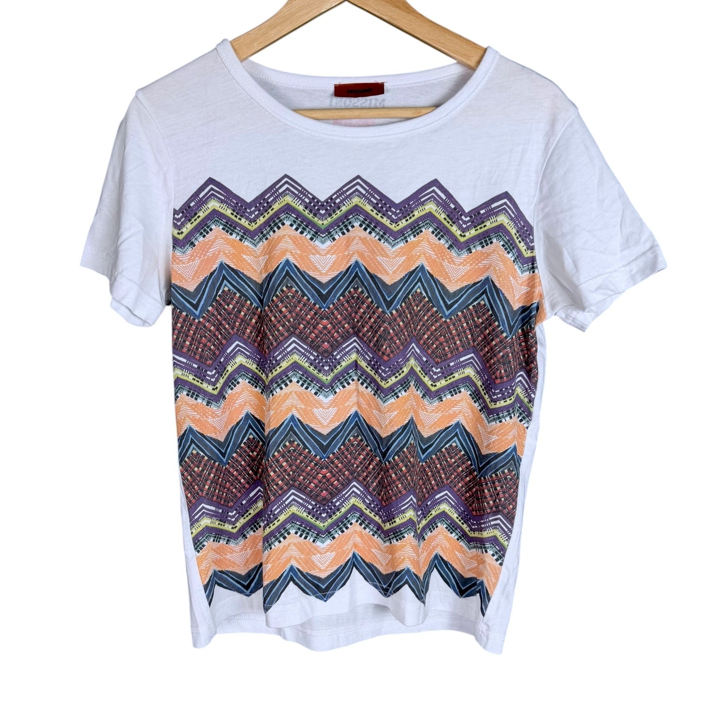 Missoni Classic Print Chevron Pattern T-shirt - $370 Retail