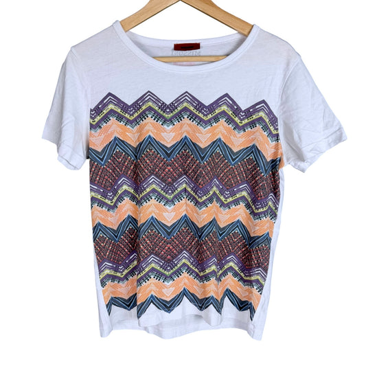 Missoni Classic Print Chevron Pattern T-shirt - $370 Retail