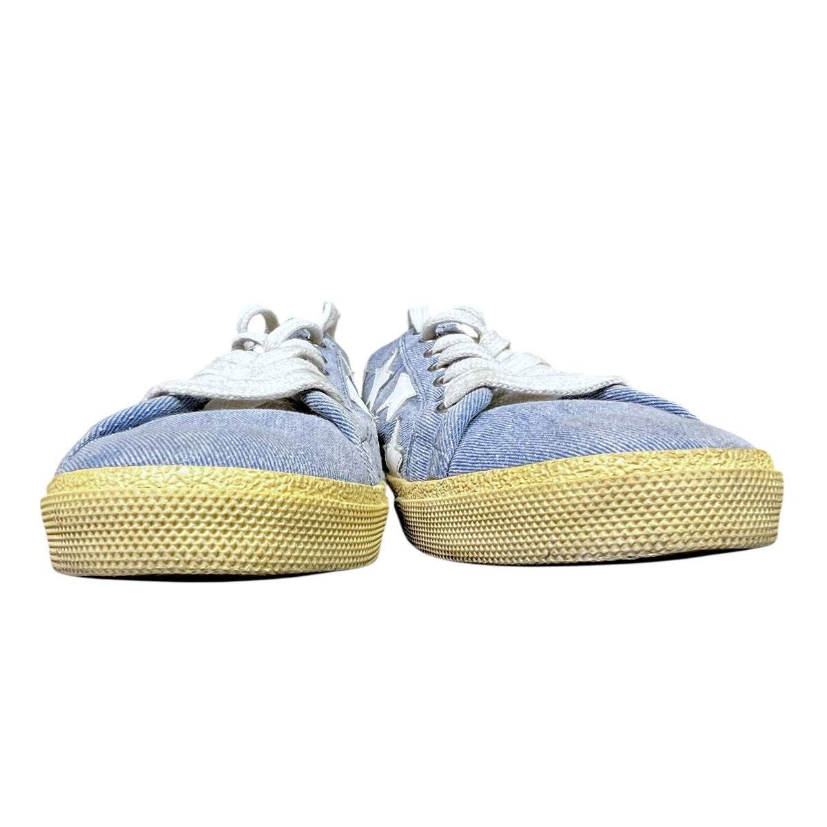 Saint Laurent Denim White Star Court Classic Sneakers $780 Retail EU 37 US 7 Lux