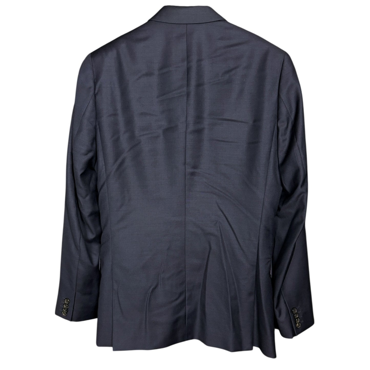 Paul Smith Soho Fit 100% Wool Blazer Jacket 36R Dark Blue Preppy Work Wedding