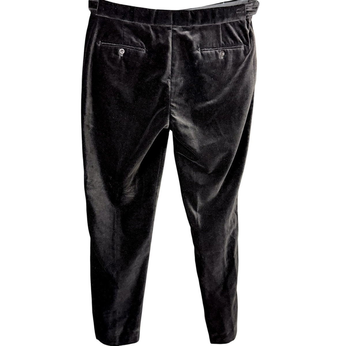 Vintage Polo Ralph Lauren Men's 36x32 Black Velvet Dress Pants Preppy Holiday