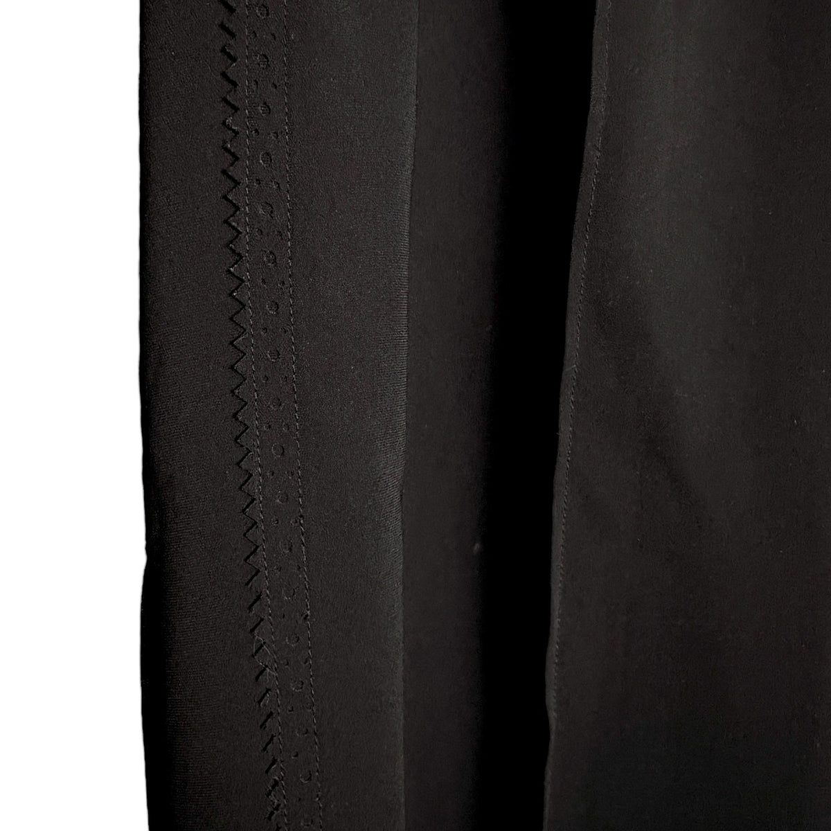 08Sircus Japan Black Wide Leg Elastic Waist Black Women's Pants $300 Retail