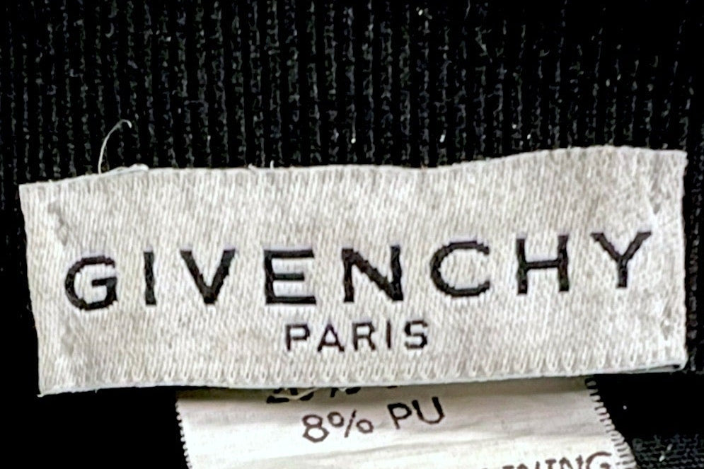 Men's Givenchy Paris Diagonal Logo Snapback Black Hat - $500 Retail