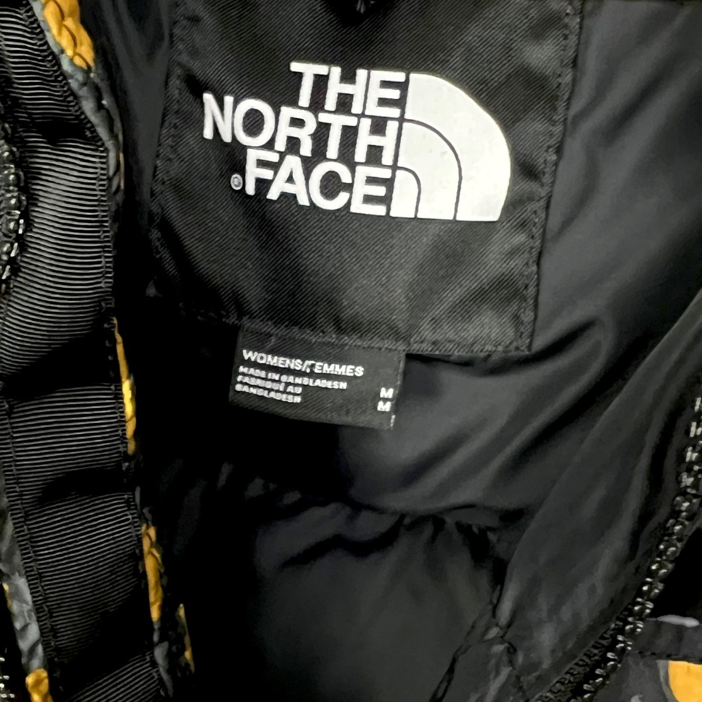 The North Face Retro 1996 Animal Print Cropped Down Puffer Jacket - $330 Retail