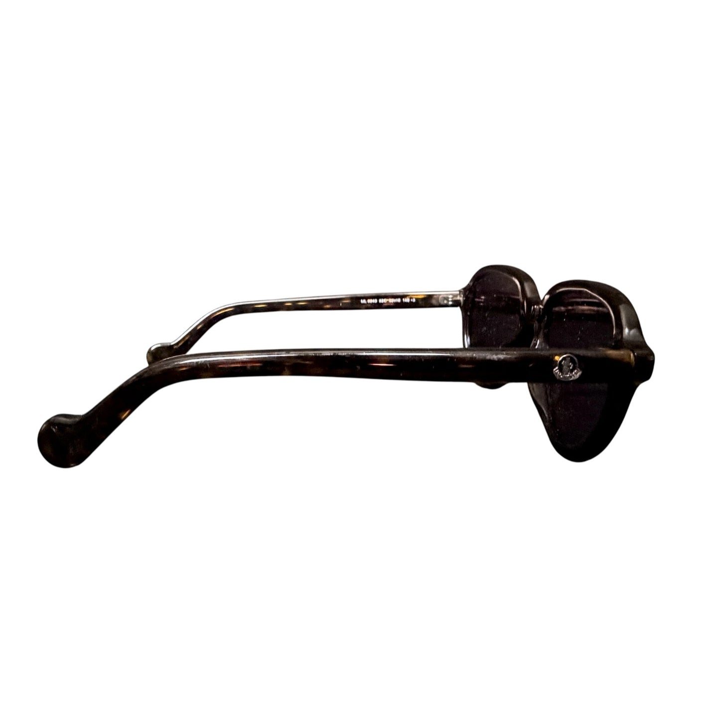 Moncler Dark Havana Brown Tortoise Frame Unisex Sunglasses ML0043 52MM $395