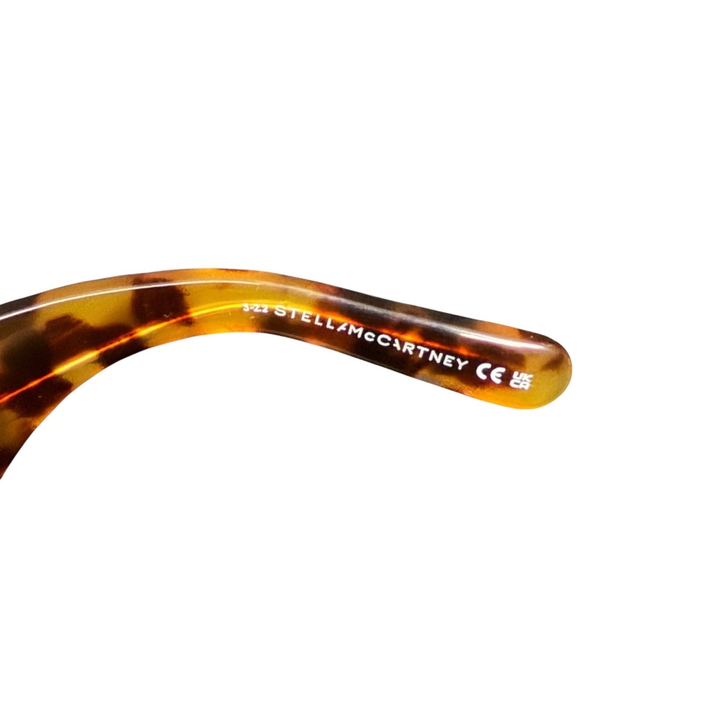 Stella McCartney Women's Brown Tortoise Shell Gold Chain 54mm Sunglasses Summer