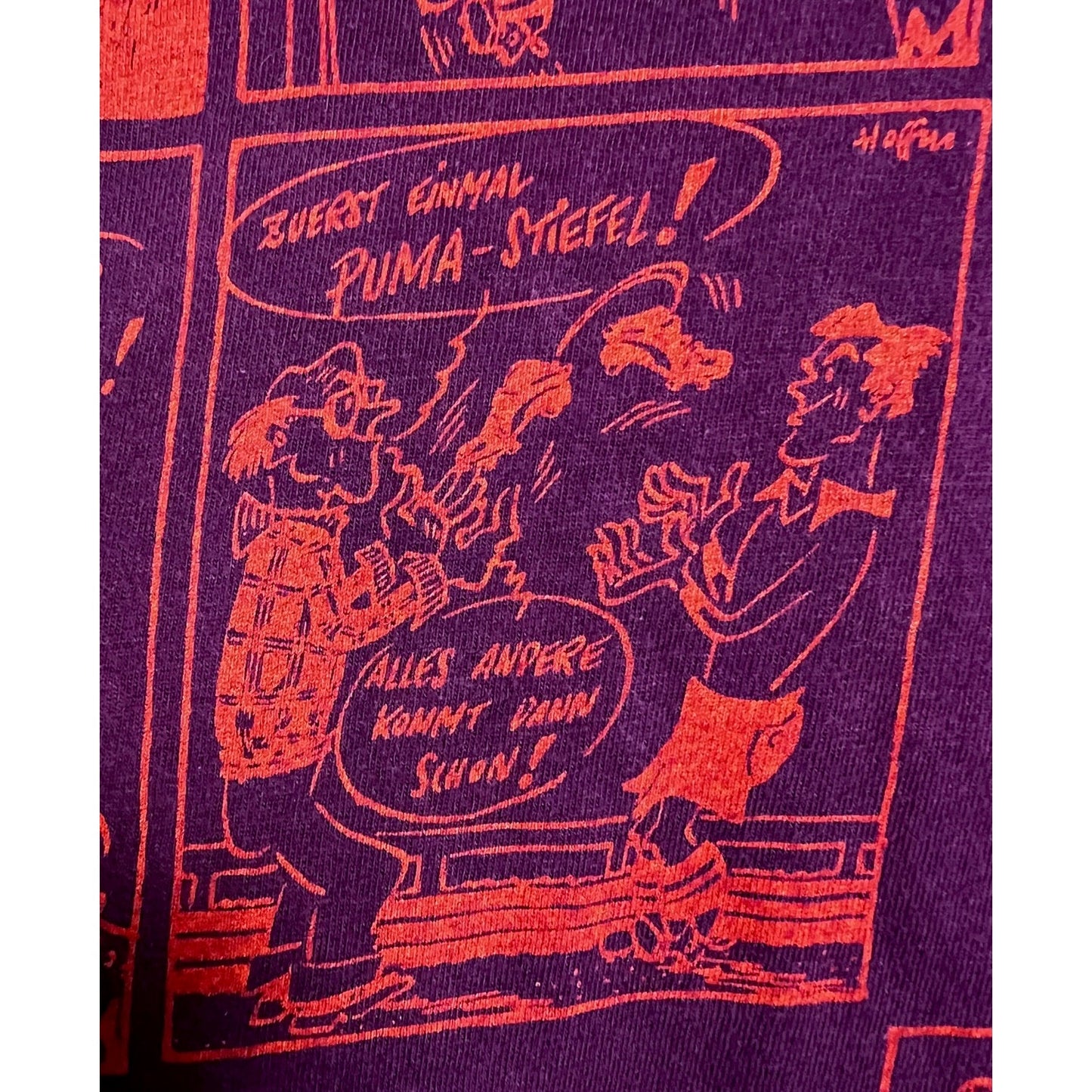 Comme Des Garcons Man x Eye Junya Watanabe Puma German Comic 2011 Collab T-Shirt