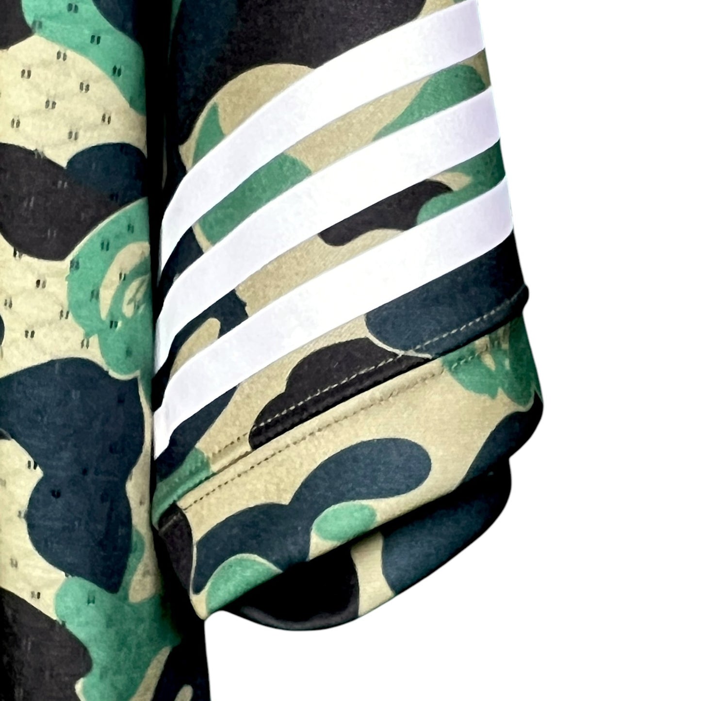 BAPE A Bathing Ape x Adidas Mens XL Camo Super Bowl Jersey Streetwear SS2019