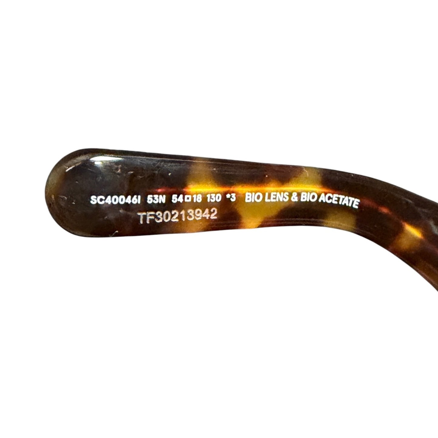 Stella McCartney Women's Brown Tortoise Shell Gold Chain 54mm Sunglasses Summer