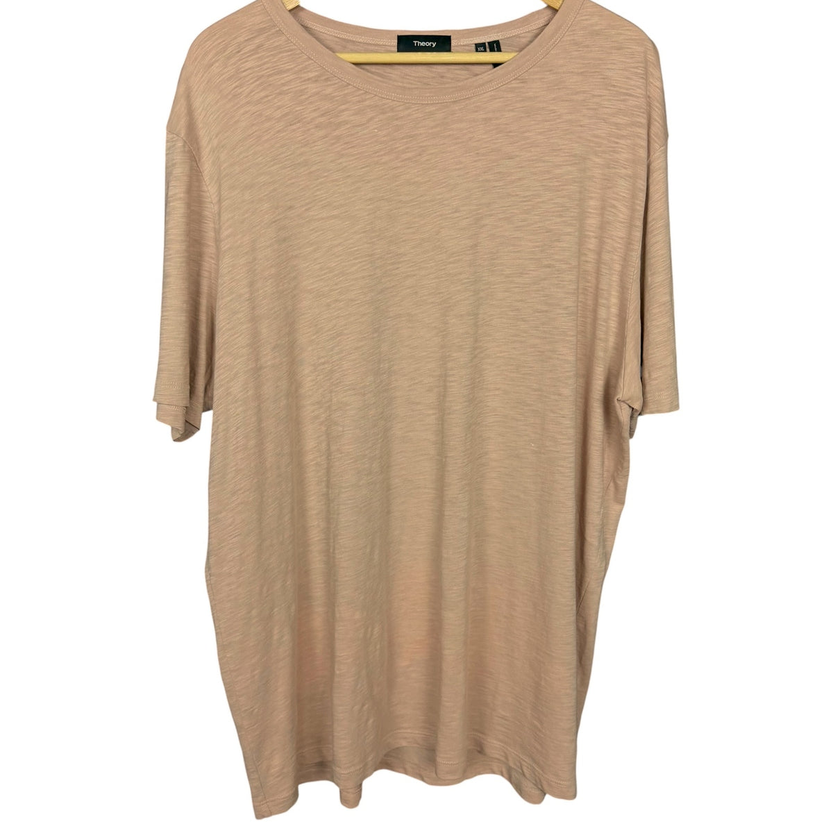 Theory Brown Burnt Orange Men's XXL Cosmos Essential Tee T-Shirt Quiet Luxury