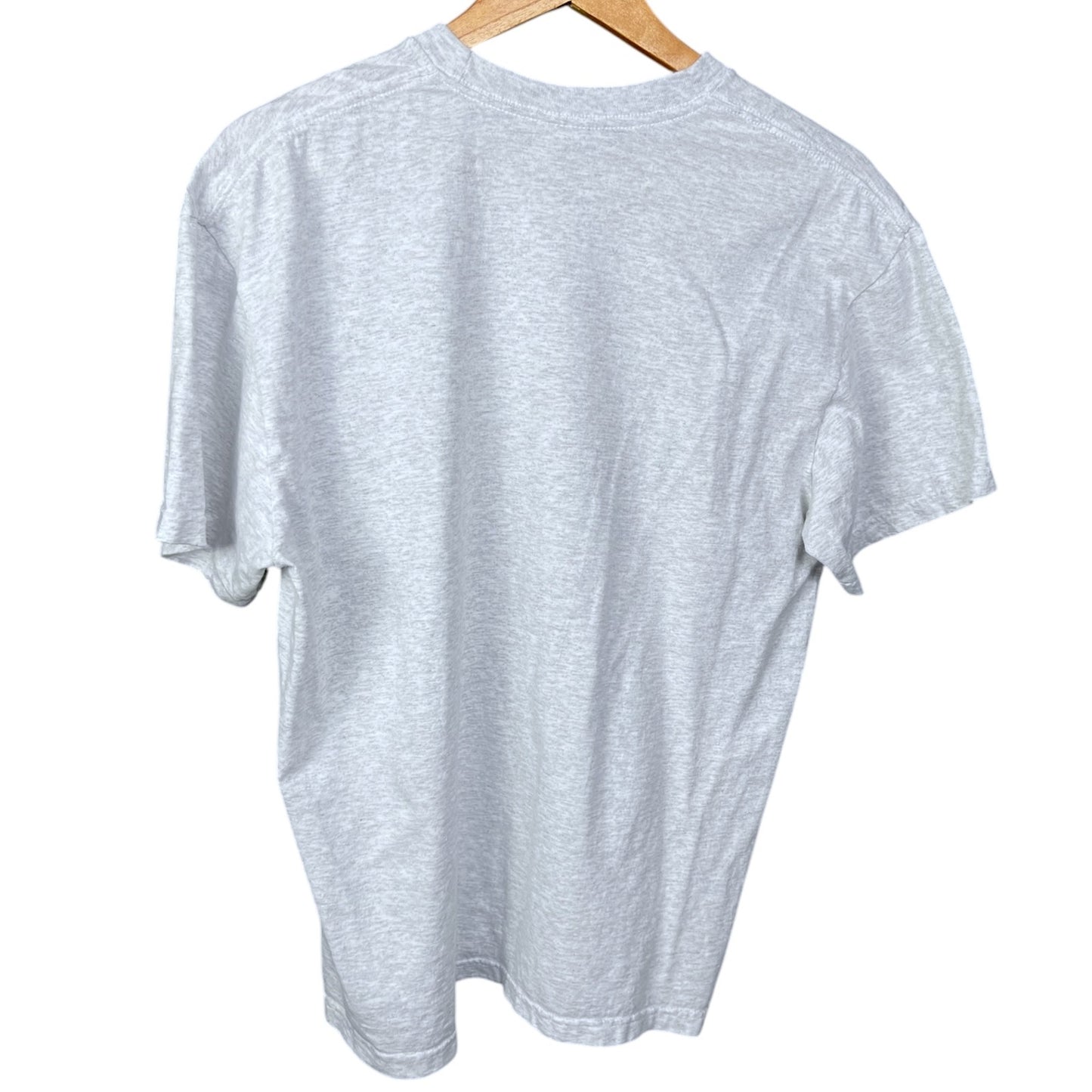 Supreme Heaven and Earth Men's Medium Heather Gray Graphic T-Shirt Streetwear