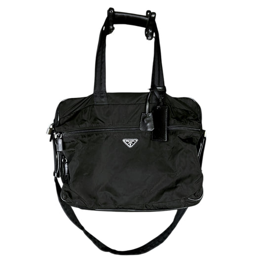 Prada Viaggio Tecnico Black Nylon Briefcase - $3,400 Retail