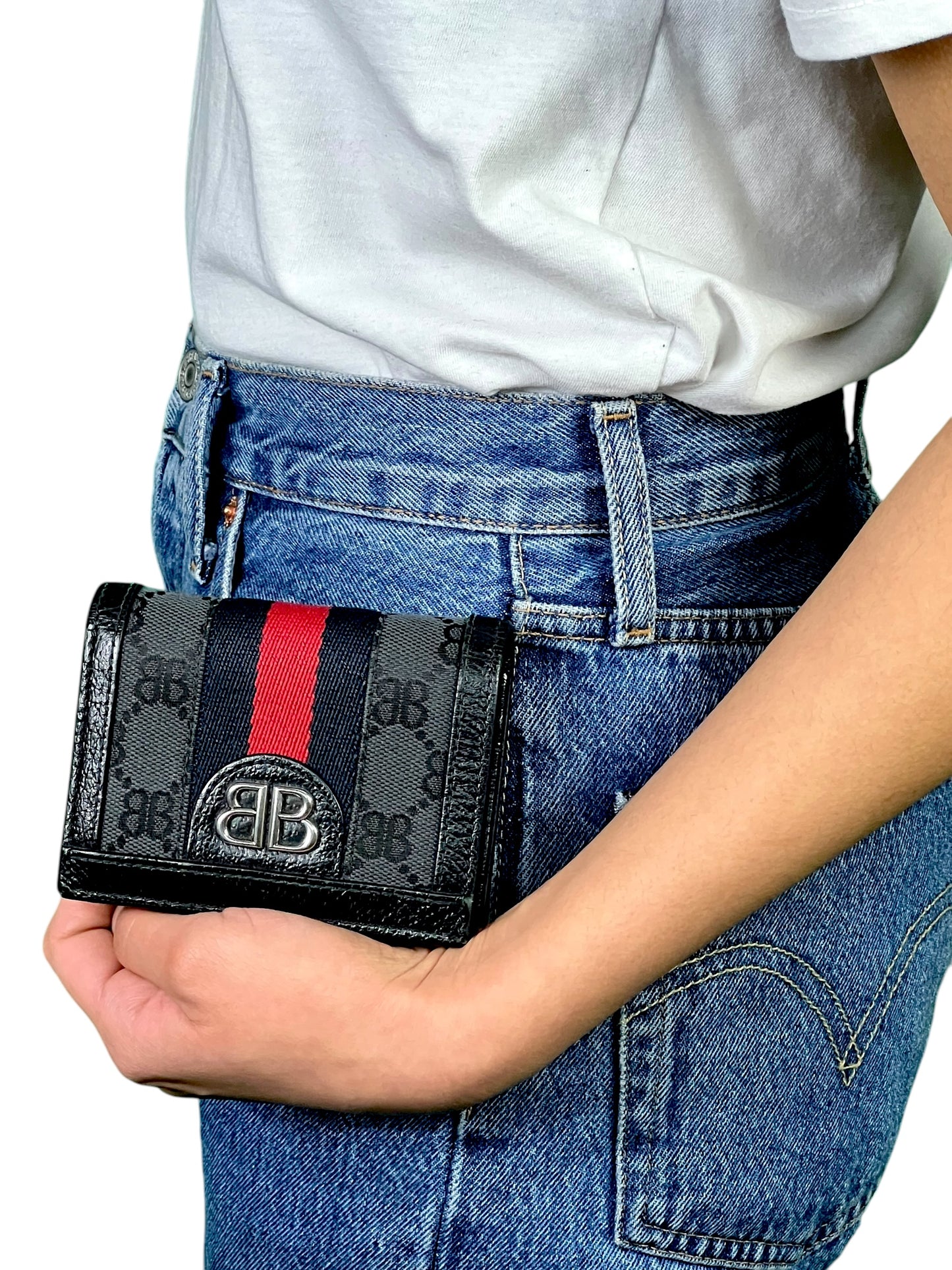 Balenciaga x Gucci Hacker Project Wallet with Bag + Box