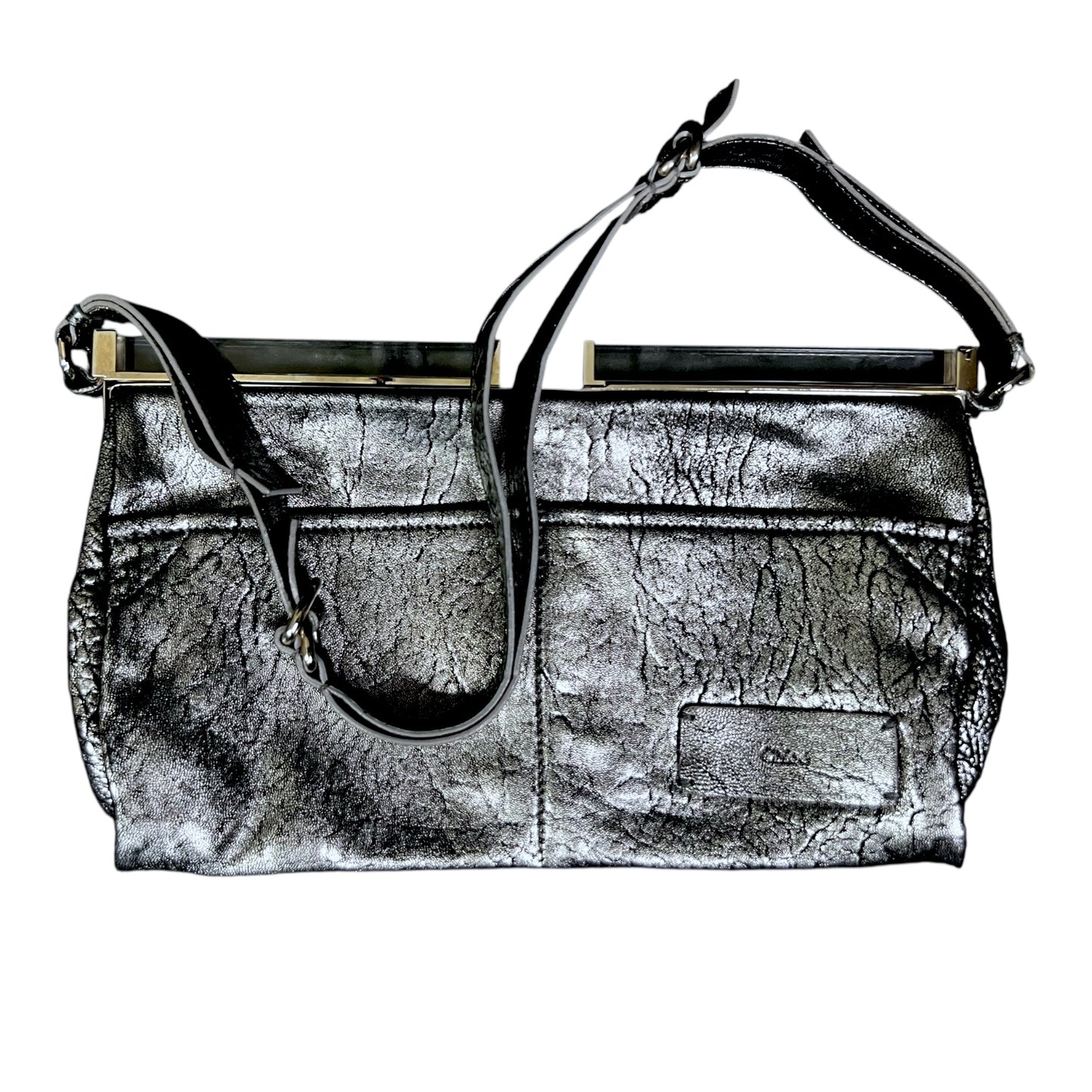 Chloe Plexi Leather Clutch Handbag - $1,495 Retail