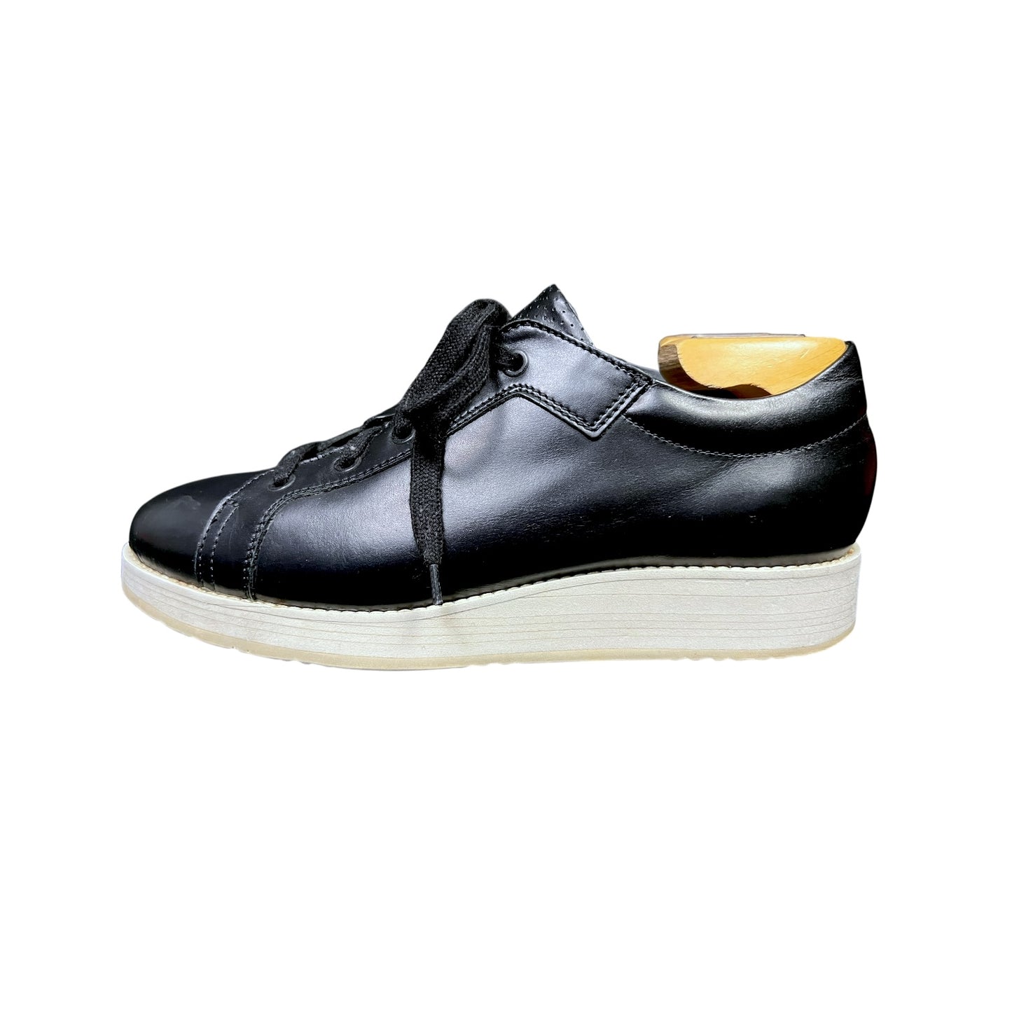 Acne Studios Black Leather Sneakers - $580 Retail