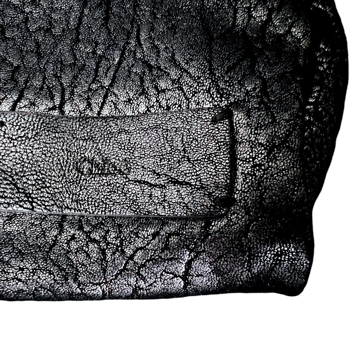 Chloe Plexi Leather Clutch Handbag - $1,495 Retail