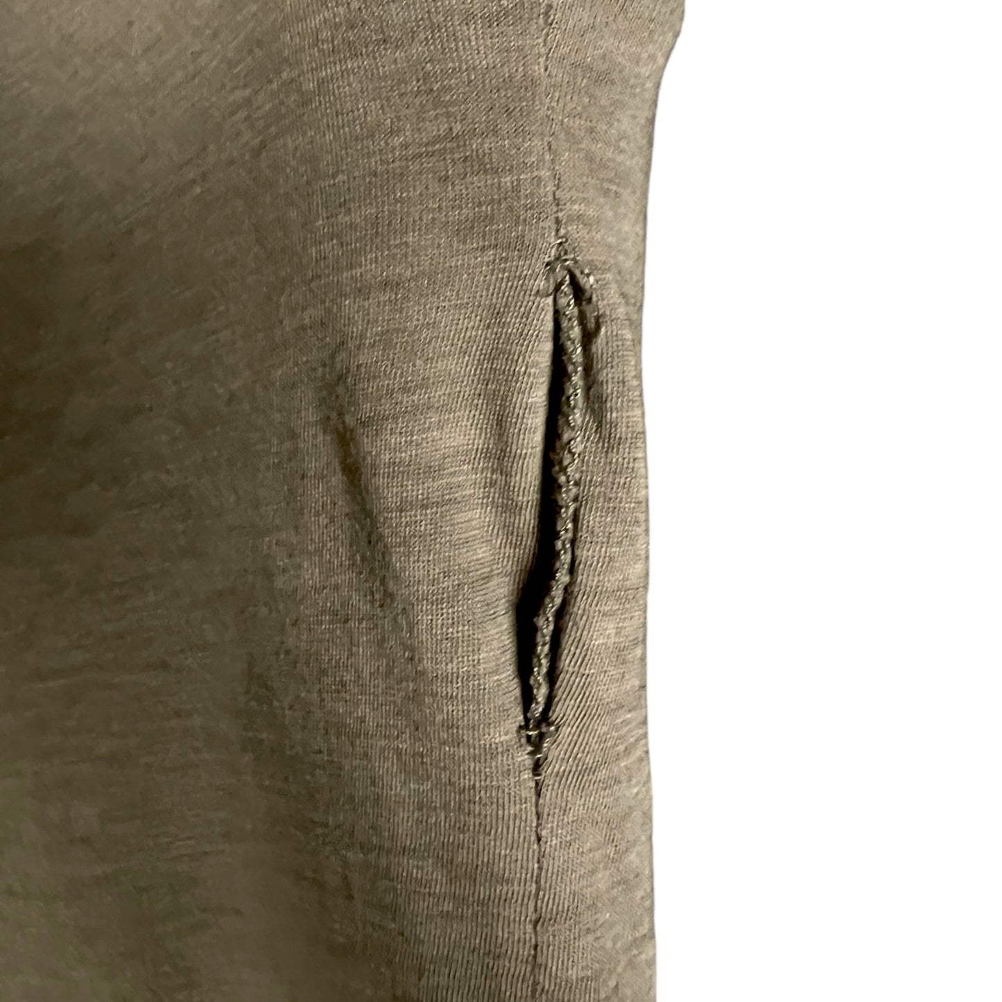 Helmut Lang Distressed Boat Neck Cotton & Cashmere T-Shirt - $195 Retail