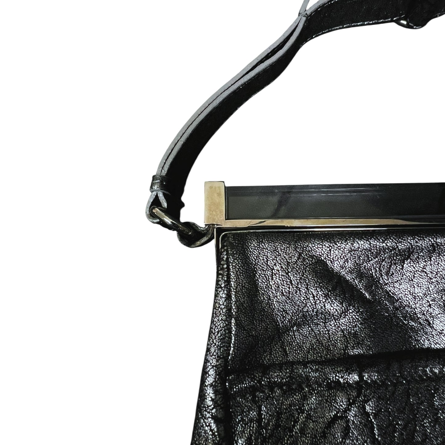 Chloe Plexi Leather Clutch Handbag - $1,495 Retail
