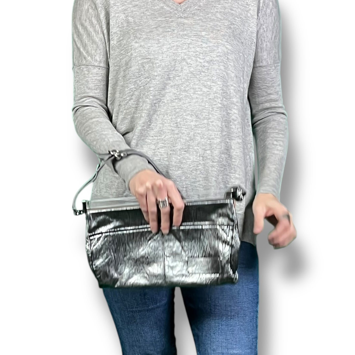 Chloe Plexi Leather Clutch Handbag - $1,495 Retail
