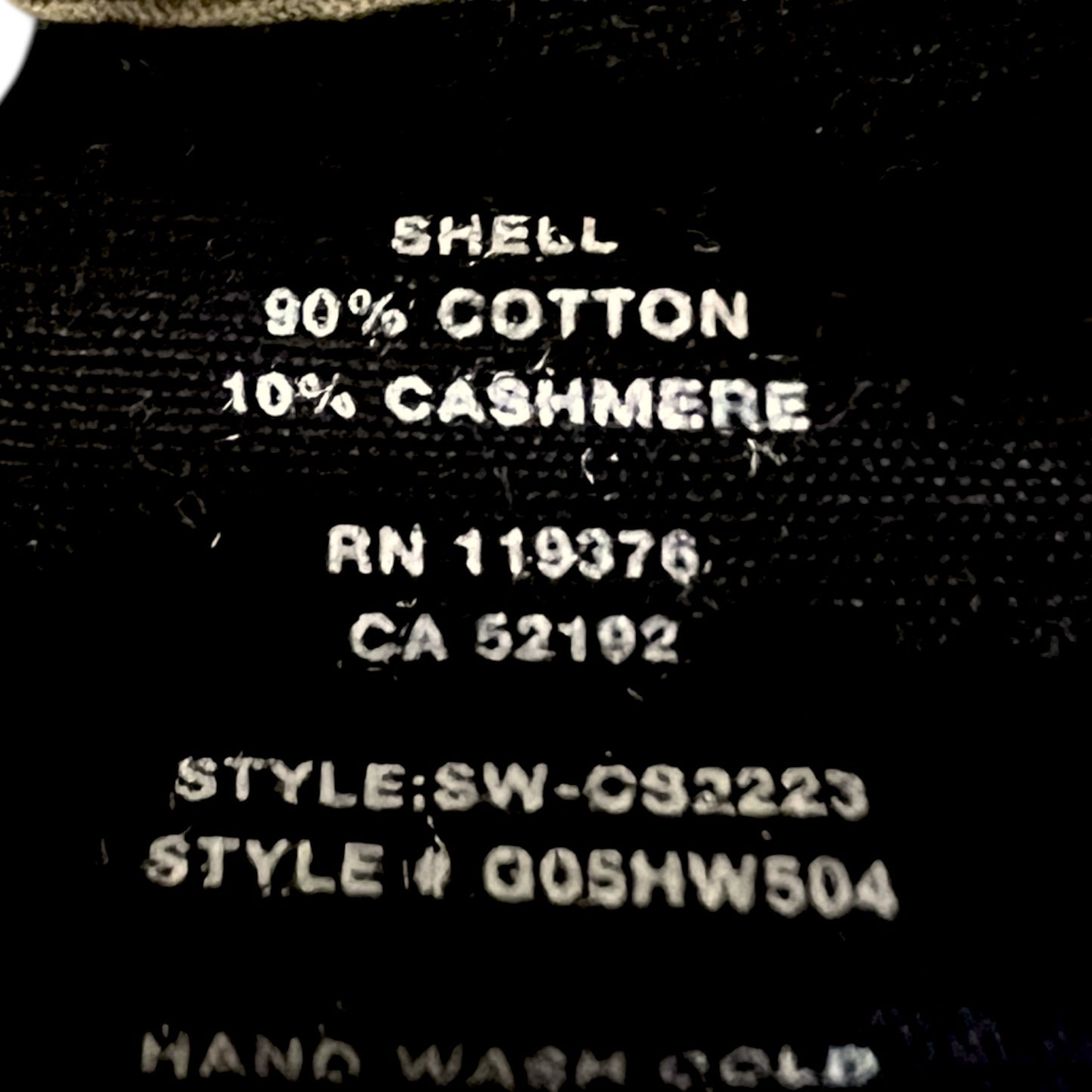 Helmut Lang Distressed Boat Neck Cotton & Cashmere T-Shirt - $195 Retail